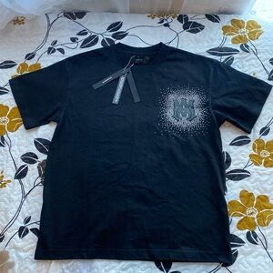 AMIRI Black Tee with Graphic Detail